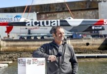 Ultim. Mise à l’eau de l’Actual Ultim 3