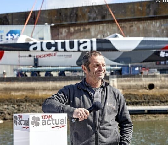 Ultim. Mise à l’eau de l’Actual Ultim 3