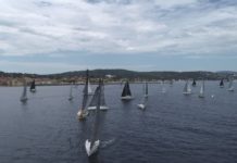 Au large de Saint-Tropez : bon départ pour la flotte des solos et des doubles
