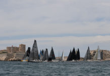 Corsica Med. 55 bateaux au départ