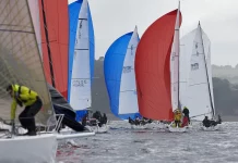 Grand Prix École Navale. Belle journée et petit temps
