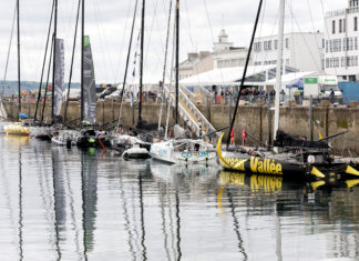 Guyader Bermudes 1000 Race. Les 24 bateaux au port de Brest