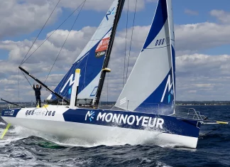 IMOCA. Benjamin ferre dévoile les couleurs de son bateau et ses partenaires