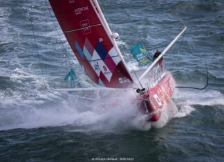 Route du Rhum. Groupe Apicil démâte après avoir été percuté par un cargo