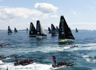 Imoca. La Guyader Bermudes 1000 Race en double