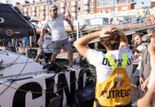 The Ocean Race. 11th Hour Racing Team suspend sa course après une collision au départ avec Guyot environnement – Team Europe !