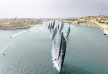 Rolex Middle Sea Race. Bon départ des 110 bateaux