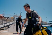 Arkea Ultim Challenge. Tom Laperche et le trimaran SVR Lazartigue à Cap Town