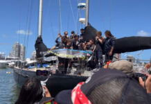 Ocean Globe Race. Pen Duick VI vainqueur de la 3e étape à Punta Del Este