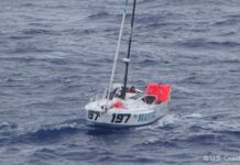 Class40. L’équipage de Sogestran Seafrigo touché par la foudre, secouru