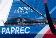 The Transat. Yoann Richomme : “J’étais tellement fatigué que le bateau est resté couché une demi-heure !”
