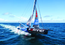 Défi Azimut. Démâtage de l’Imoca Fortinet – Best Western de Romain Attanasio