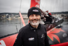 Vendée Globe. Yannick Bestaven et Maître CoQ V à Ushuaïa