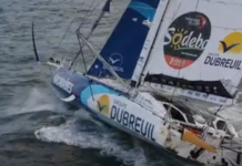 Vendée Globe. Premières images de Groupe Dubreuil au large de l’Ile d’Yeu