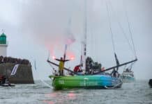 Vendée Globe. Arrivée de Nicolas Lunven 6e sur Holcim-PRB