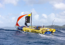 Vendée Globe. Arrivée d’Arnaud Boissières en Martinique, fin de son “Vendée Rhum” !