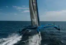 Trophée Jules Verne. SVR-Lazartigue victime d’une avarie sur son foil bâbord
