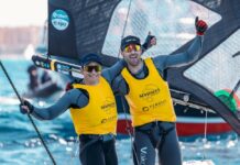 Trofeo Princesa Sofia. Erwan Fischer et Clément Péquin en Or en 49er