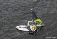 Class40. Collision au départ entre deux class40