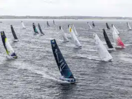 Class40. 24 bateaux au départ de la Cic Normandy Channel race