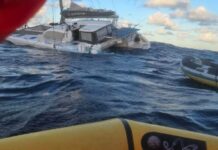 Charline Picon et sa famille sauvées d’un naufrage