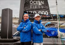 Ocean Fifty. Damien Séguin avec Thibaut Vauchel-Camus