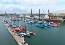 24H Ultim. 4 ULTIM et 10 Ocean Fifty à Lorient-La Base