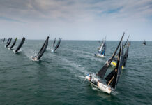 Figaro. Départ en Manche de la première étape de la Solitaire