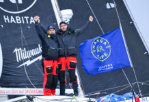 Transat Café l’Or. Corentin Douguet et Axel Tréhin, premiers en Class40 à la Corogne