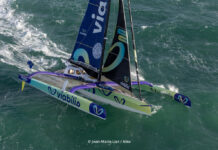 Transat Café l’Or. Escale Technique pour l’Ocean Fifty Viabilis, casse de la grand-voile