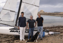 Nacra15. Hydroconsult soutient deux jeunes navigateurs malouins en Nacra 15.