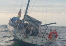 Mini Transat. Foucauld Malard aux prises avec une double avarie de safran