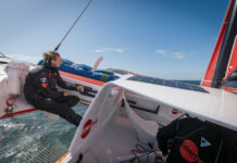 Transat Café l’Or. Avarie de barre de liaison sur Edenred 5