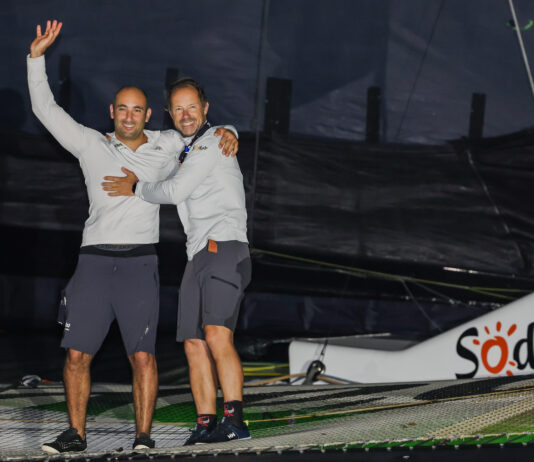 Transat Café l’Or. Thomas Coville et Benjamin Schwartz, deuxièmes en ULTIM : “On s’est éclatés !’