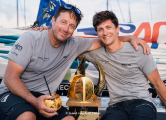 Transat Café l’Or. Belle victoire de Guillaume Pirouelle et Cédric Chateau (Seafrigo-Sogestran) 7minutes devant Corentin Douguet et Axel Tréhin