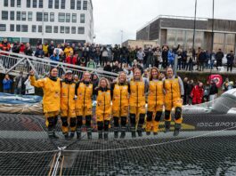 Trophée Jules Verne. Départ des 8 femmes de The Famous Project CIC