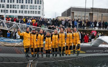 Trophée Jules Verne. Départ des 8 femmes de The Famous Project CIC