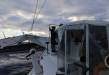 Jules Verne. Entrée dans le Grand Sud pour Idec Sport