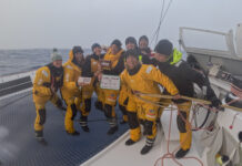 Trophée Jules Verne. Passage du Cap Horn pour Alexia Barrier et son équipage The Famous Project