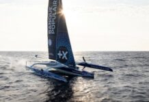 Loïs Berrehar sur la Solitaire, le Rhum et Trophée Jules Verne pour Armel le Cléac’h