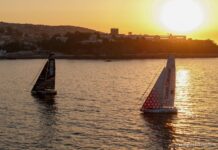 Globe40. Les deux premiers terminent l’étape avec un écart de quelques secondes, le jury devra trancher !