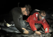 Trophée Jules Verne. Coup de chaud cette nuit pour Sodebo avec la rupture de l’amure de J0 !