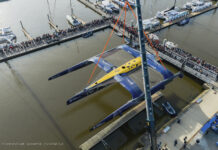 Ultim. Mise à l’eau à Lorient du nouveau Maxi Edmond de Rothschild