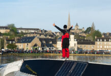 Record. Guirec Soudée au port de Tréguier Photos : Alice Claeyssens et Martin Claeyssens