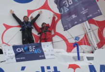 Globe. Arrivée en direct de Crédit Mutuel, vainqueur de la Globe40