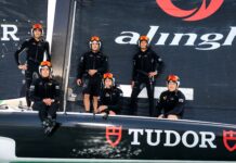 America’s Cup. Paul Goodison et Phil Robertson avec Tudor Alinghi