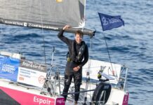 Solitaire du Figaro. Paul Loiseau 1er bizuth après la première étape