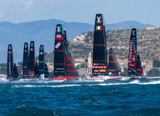 America’s Cup. Premières régates préliminaires en AC40 à Cagliari du 21 au 24 mai