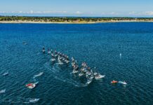 Première journée des phases finales en Baie de Quiberon, les Français en force