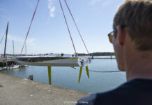 Imoca. Mise à l’eau du nouvel IMOCA de Thomas Ruyant